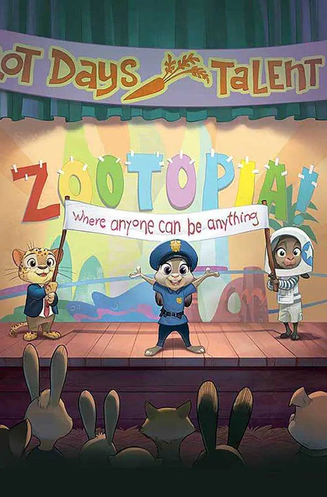 Zootopia #1 Cover W 7 Copy Foc Variant Edition Storybook Virgin Foil Dynamite Entertainment