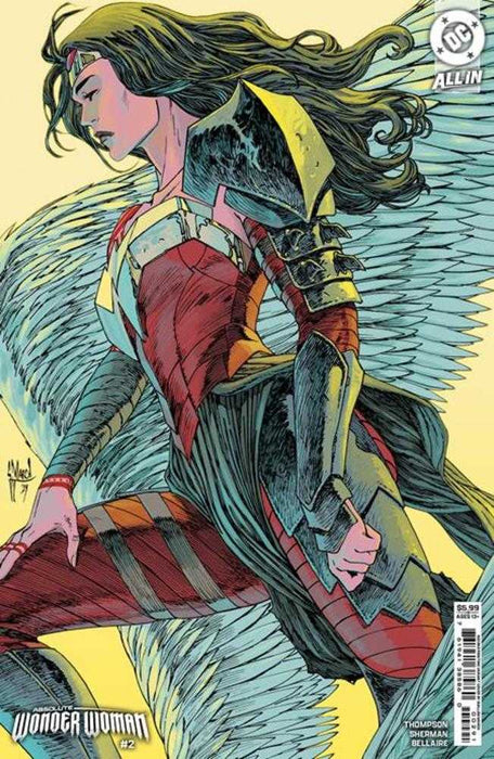 Absolute Wonder Woman #2 2nd Print Cover B Guillem March Card Stock Variant DC Comics