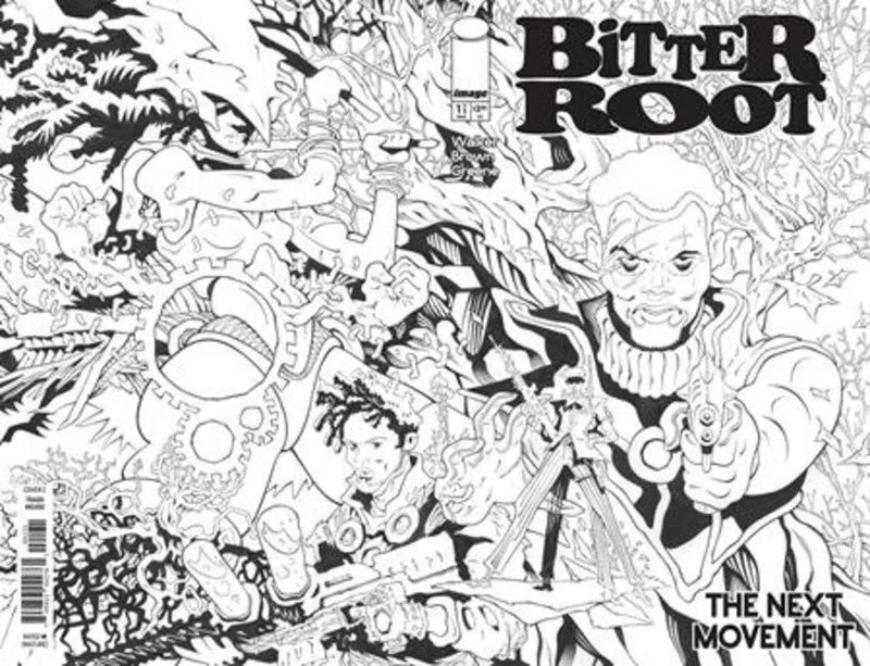 Bitter Root The Next Movement #1 (Of 5) Cover C 1 in 25 Tradd Moore Wraparound Raw Art Variant (Mature) Image Comics