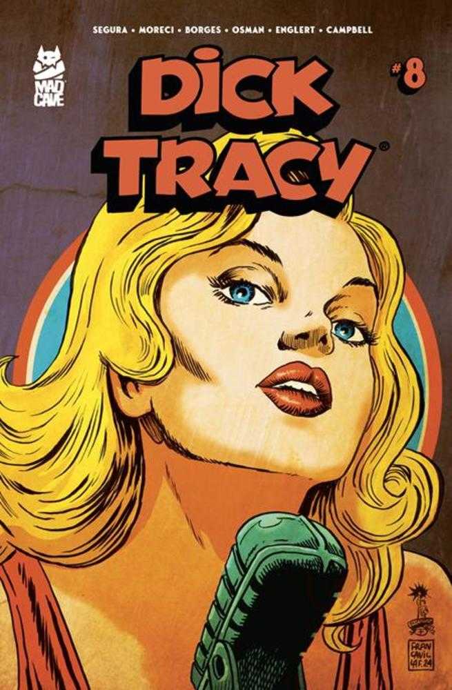 Dick Tracy #8 Cover B Francesco Francavilla Variant Mad Cave Studios
