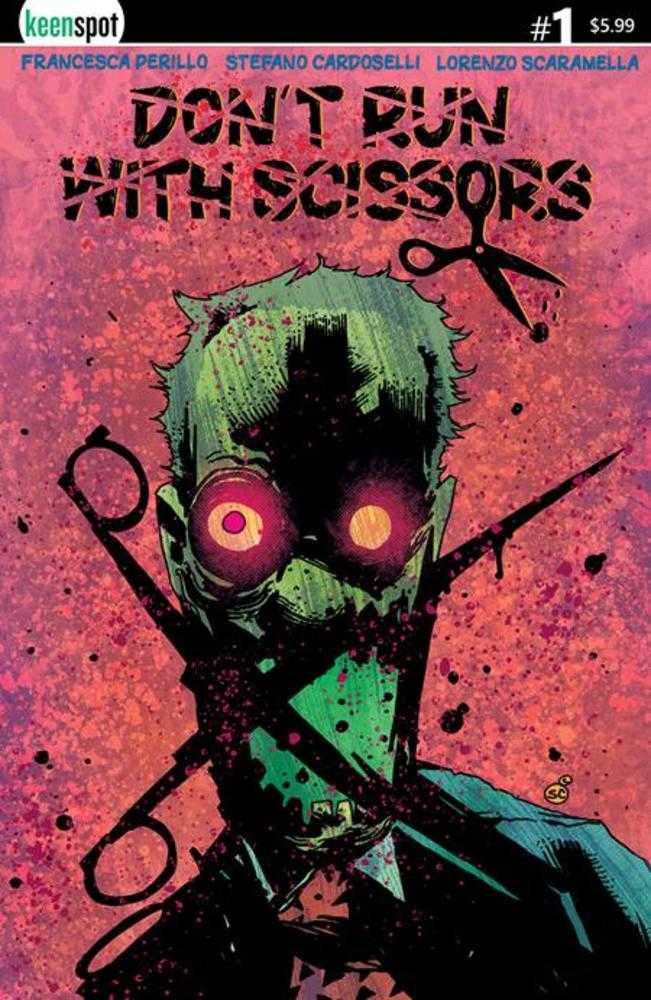 Dont Run With Scissors #1 Cover A Stefano Cardoselli Scissor Mouth Keenspot Entertainment