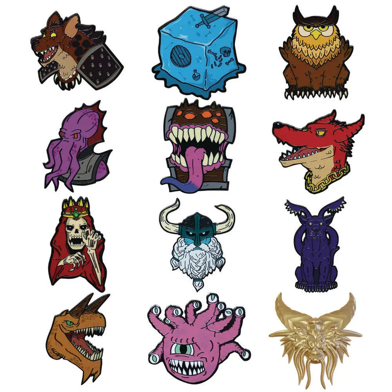 Fanattik Dungeons & Dragons  50th Ann Mystery Mini Pin 12pc Bmb Display OTHER PUBLISHERS