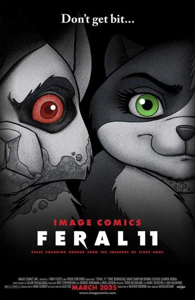 Feral #11 Cover B Trish Forstner & Allen Passalaqua Homage Variant Image Comics