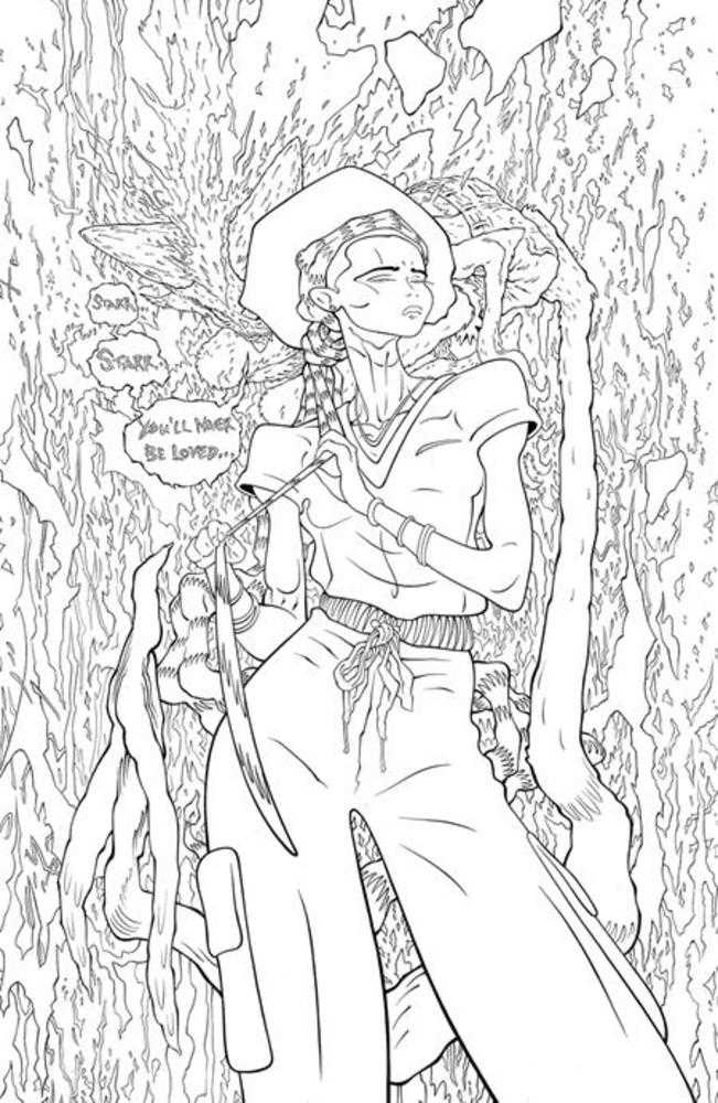 Lucky Devils #3 (Of 9) Cover C 1 in 25 Tradd Moore Black & White Foil Full Art Variant (Mature) Image Comics