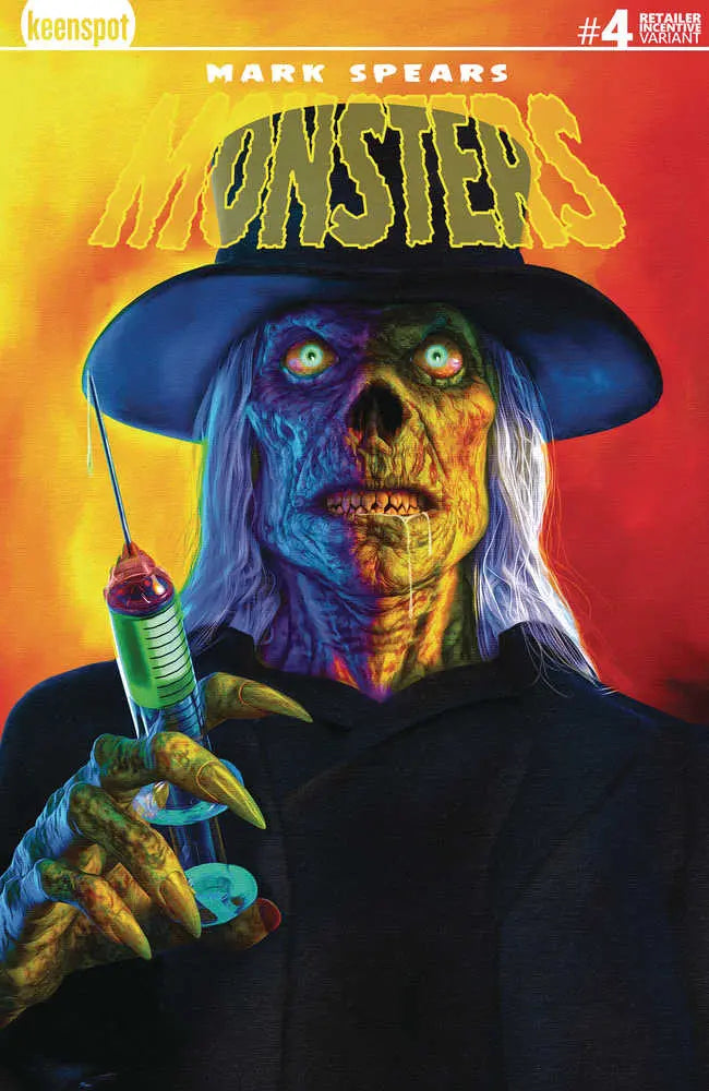 Mark Spears Monsters #4 Cover H 25 Copy Variant Edition Keenspot Entertainment