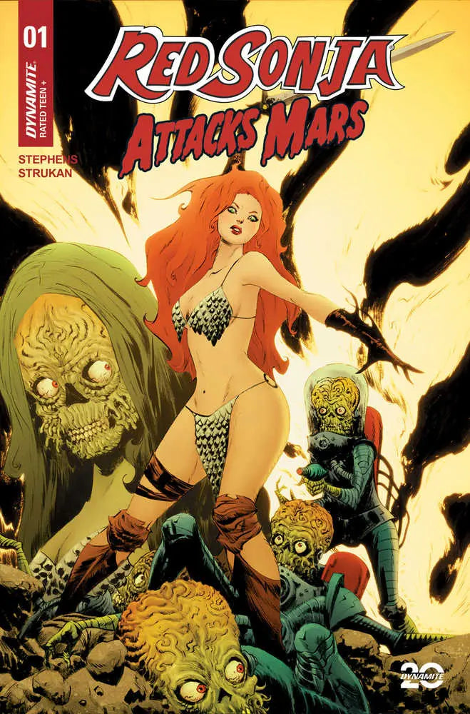 Red Sonja Attacks Mars #1 Cover B Lee & Chung Dynamite Entertainment