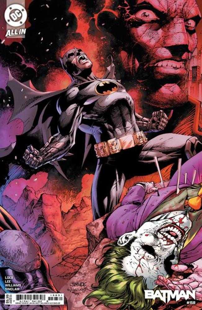 Batman #158 Cover C Jim Lee & Scott Williams Connecting Card Stock Variant (2 Of 2) DC Comics