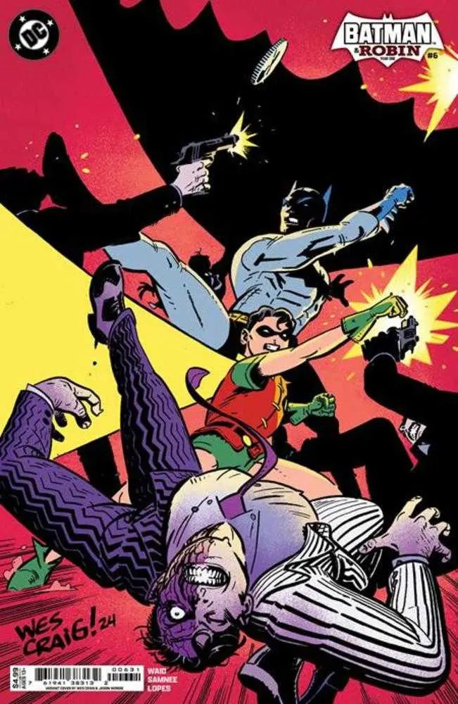 Batman & Robin Year One #6 (Of 12) Cover C Wes Craig Card Stock Variant DC Comics