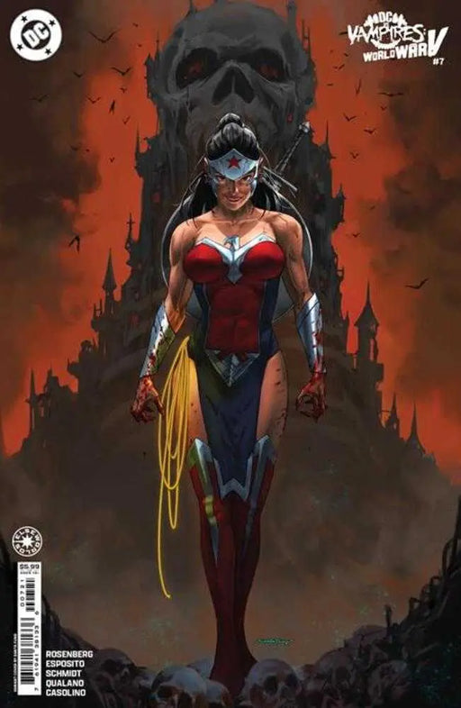 DC vs Vampires World War V #7 (Of 12) Cover B Santa Fung Card Stock Variant DC Comics