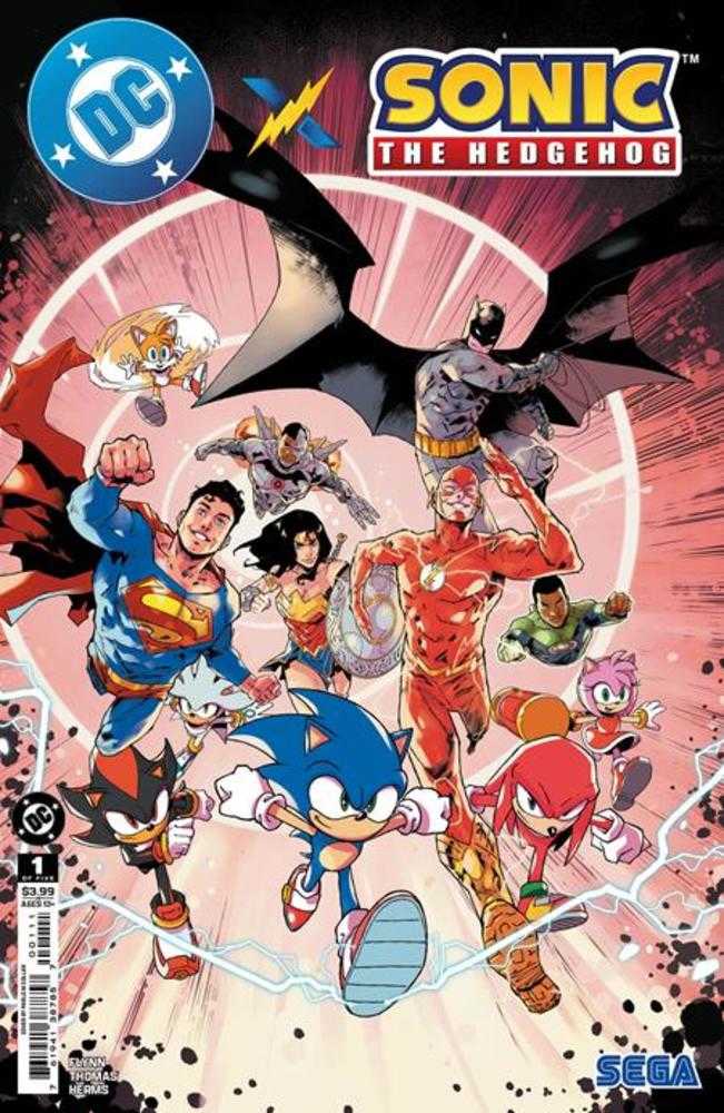 DC X Sonic The Hedgehog #1 (Of 5) Cover A Pablo M Collar DC Comics