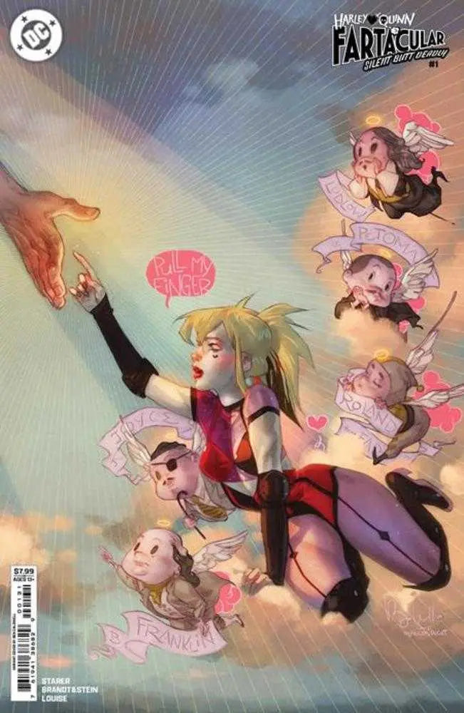 Harley Quinn Fartacular Silent Butt Deadly #1 (One Shot) Cover C Ben Caldwell Card Stock Variant DC Comics