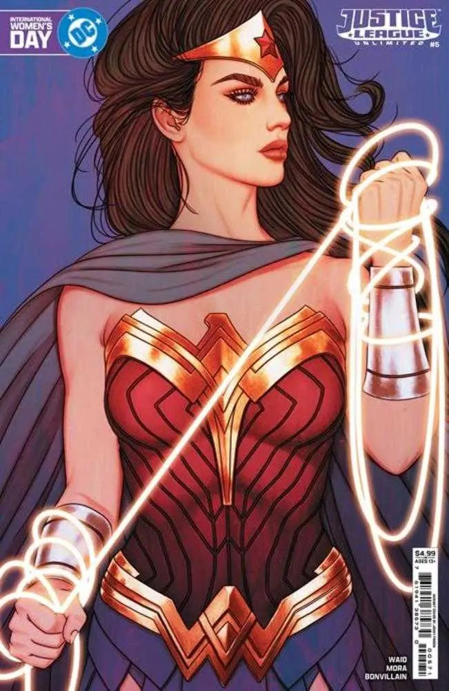 Justice League Unlimited #5 Cover E Jenny Frison International Womens Day Wonder Woman Card Stock Variant DC Comics