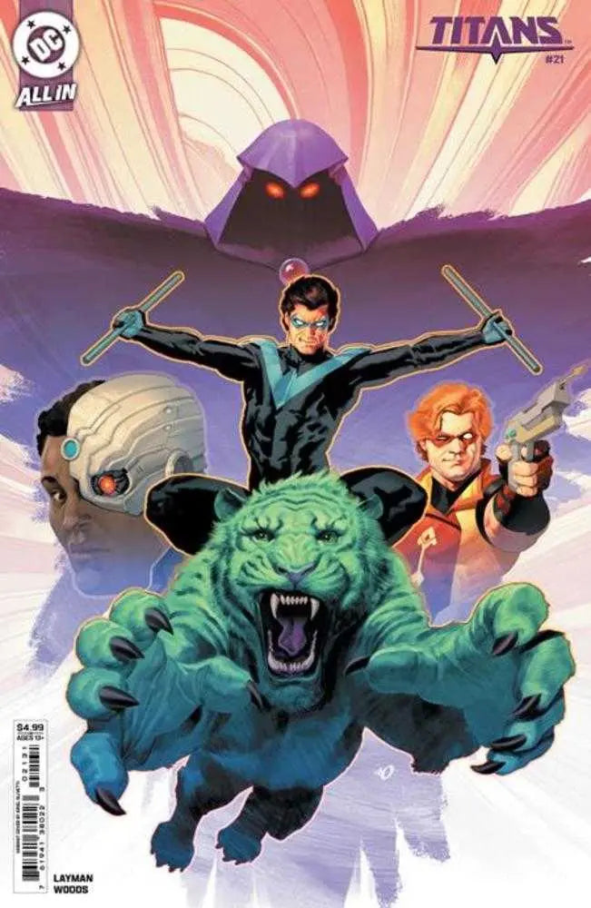 Titans #21 Cover B Ariel Olivetti Card Stock Variant DC Comics