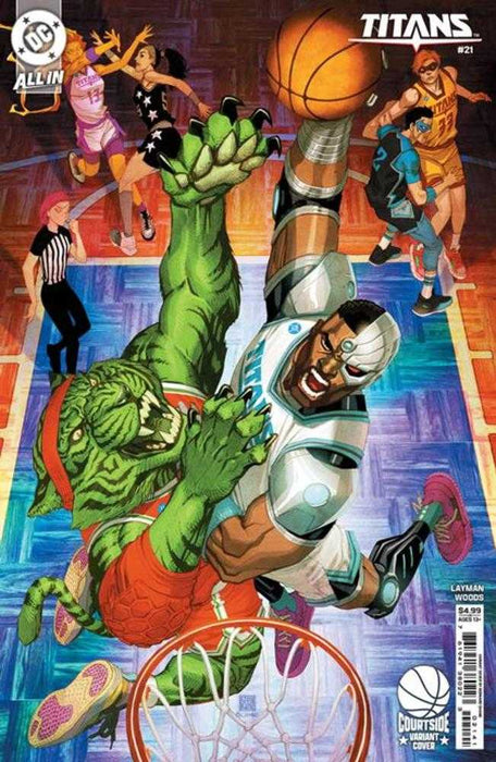 Titans #21 Cover D Bernard Chang Courtside Card Stock Variant DC Comics