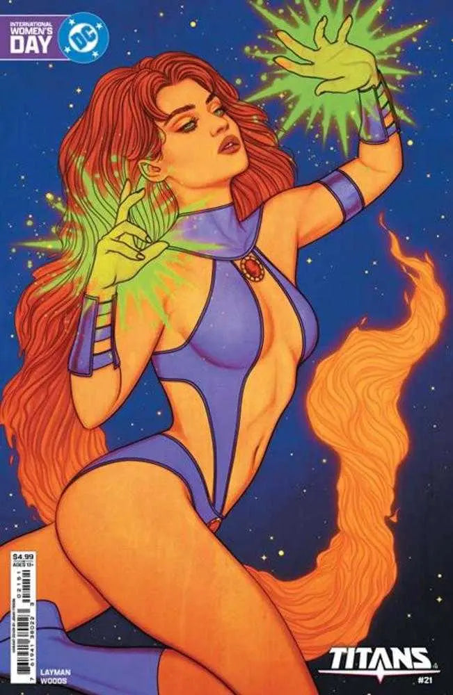 Titans #21 Cover E Jenny Frison International Womens Day Starfire Card Stock Variant DC Comics