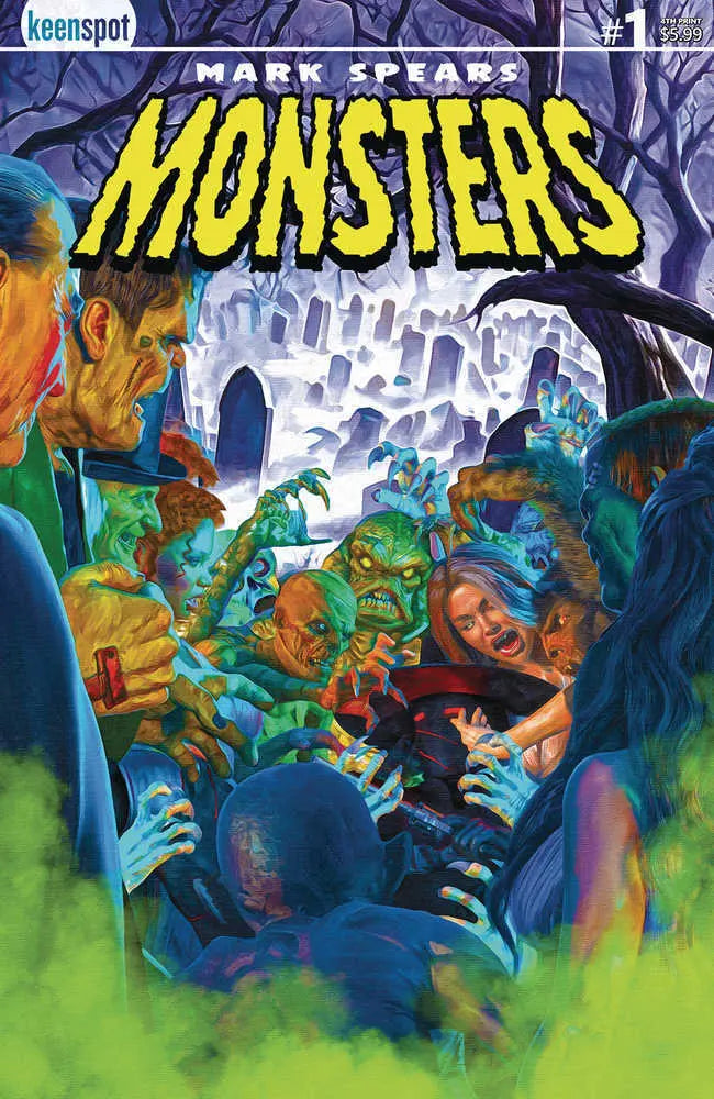 Mark Spears Monsters #1 4TH Printing Cover A Graveyard Keenspot Entertainment