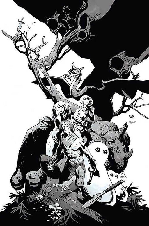 Herculoids #1 Cover Zh 15 Copy Foc Variant Edition Mignola Line Art Virgi Dynamite Entertainment