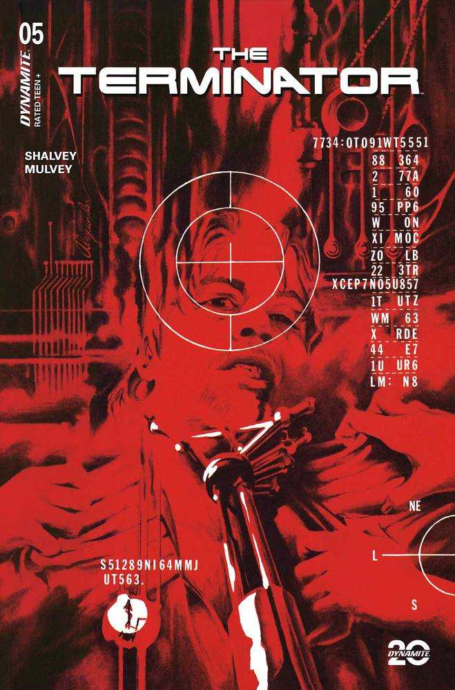 Terminator #5 Cover Q 5 Copy Foc Variant Edition Ross Icon Trade Dress Fo Dynamite Entertainment