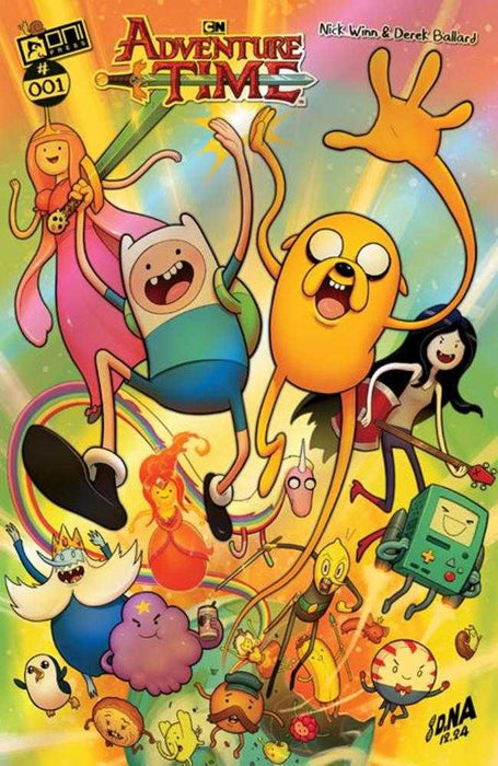 Adventure Time (2025) #1 Cover G David Nakayama Gold Foil Variant Oni Press