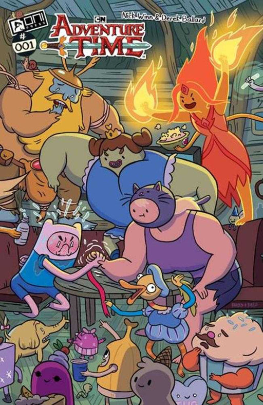 Adventure Time (2025) #1 Cover I 1 in 10 Shelli Paroline & Braden Lamb Infinite Interlocking Variant Oni Press