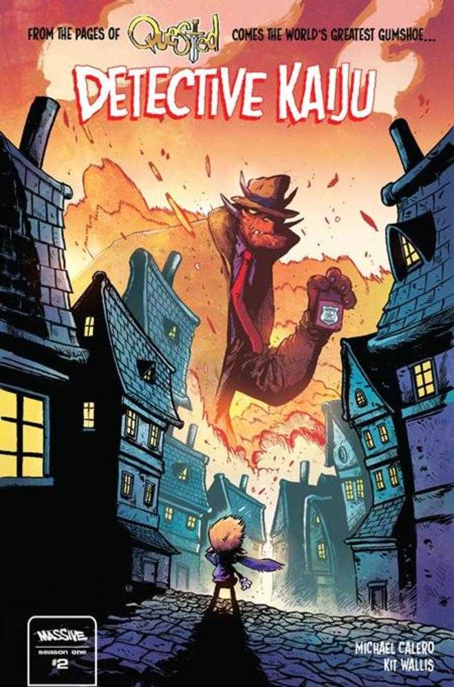 Detective Kaiju #2 (Of 4) Cover A Kit Wallis Massive Publishing