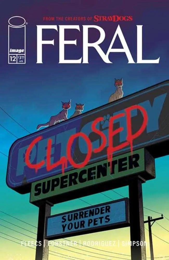 Feral #12 Cover A Tony Fleecs & Tone Rodriguez Image Comics