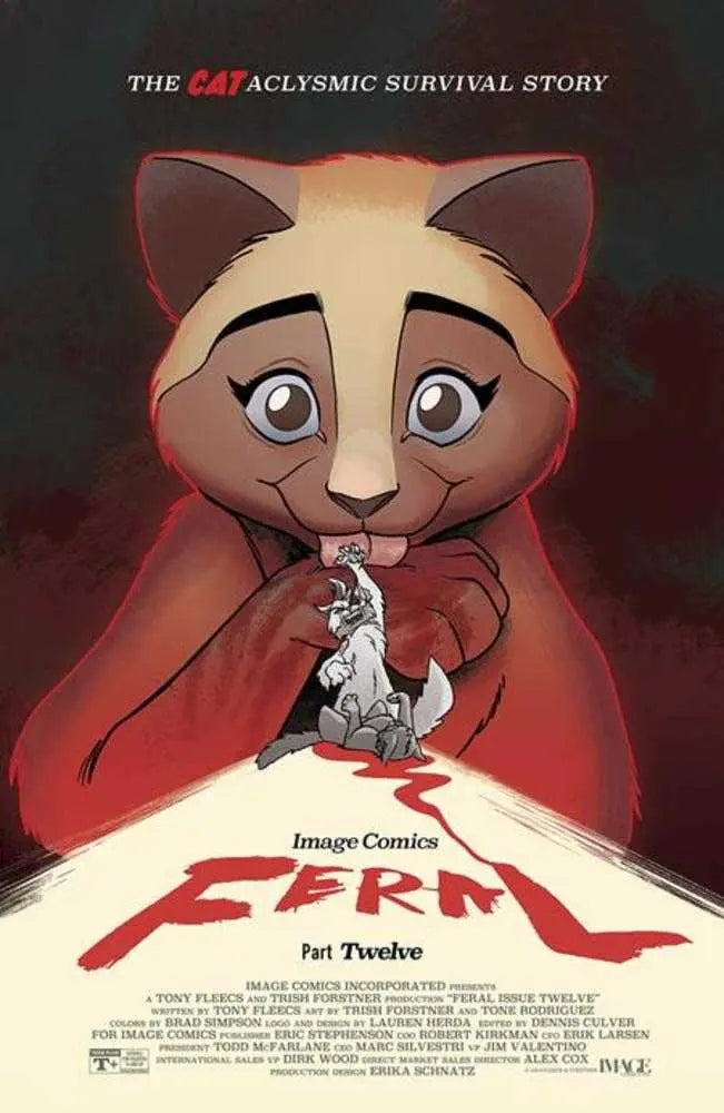 Feral #12 Cover B Tony Fleecs & Trish Forstner Variant Image Comics