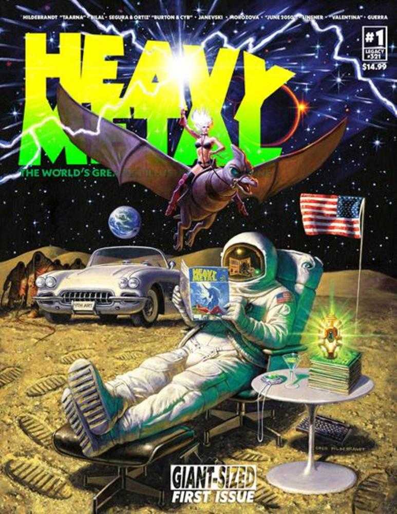 Heavy Metal Magazine #1 Cover A Hildebrandt (Mature) Heavy Metal