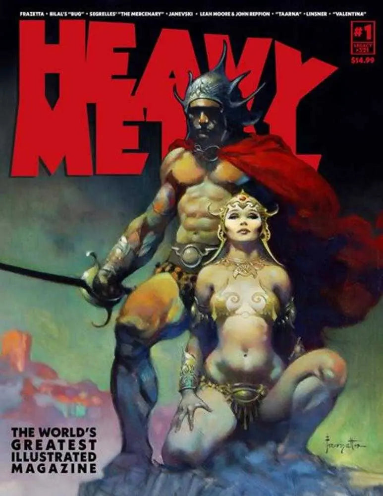 Heavy Metal Magazine #1 Cover B Frazetta (Mature) Heavy Metal