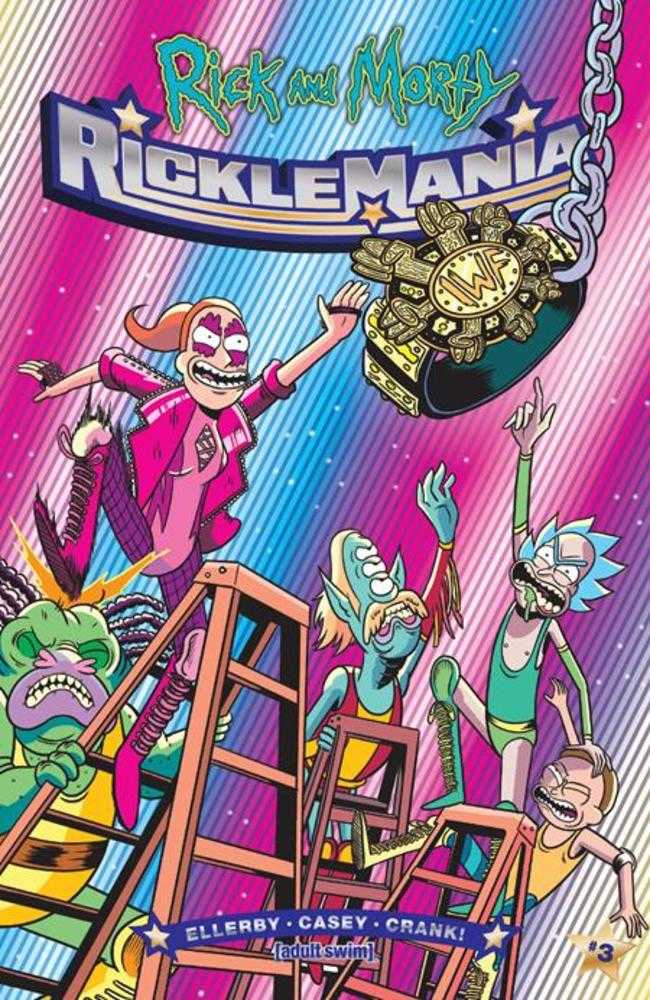 Rick And Morty Ricklemania #3 (Of 4) Cover A Marc Ellerby Oni Press