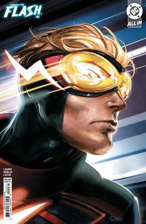 Absolute Flash #2 Cover D Clayton Crain Card Stock Variant DC Comics