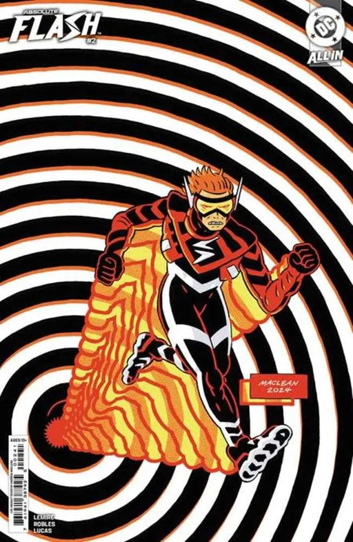 Absolute Flash #2 Cover E 1 in 25 Andrew Maclean Card Stock Variant DC Comics