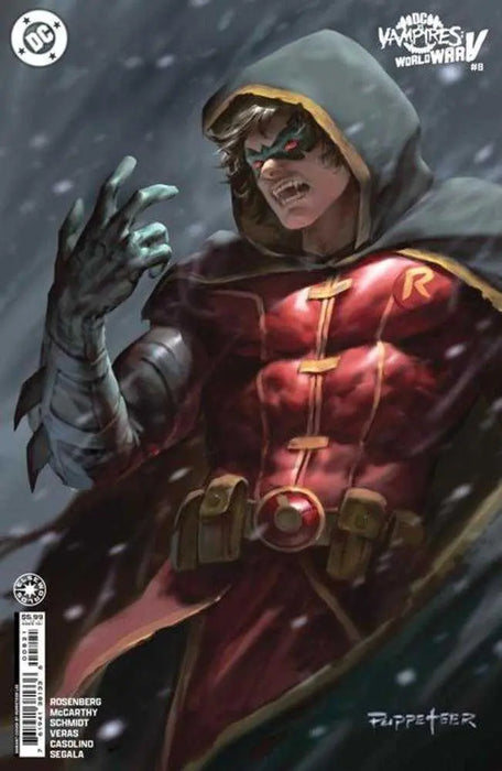 DC vs Vampires World War V #8 (Of 12) Cover C Puppeteer Lee Card Stock Variant DC Comics