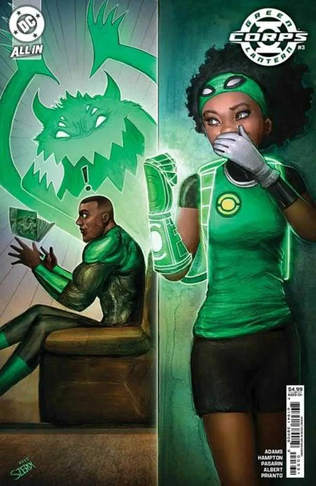 Green Lantern Corps #3 Cover D Nathan Szerdy Card Stock Variant DC Comics