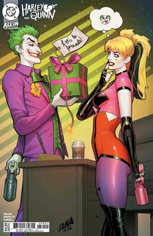 Harley Quinn #50 Cover D David Nakayama April Fools Card Stock Variant DC Comics