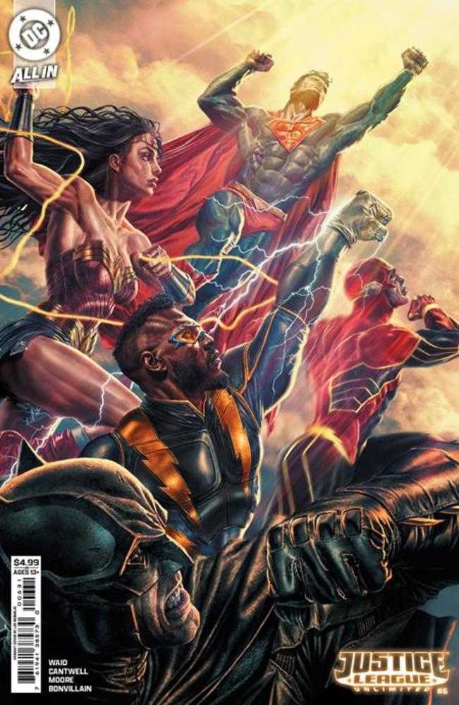 Justice League Unlimited #6 Cover B Lee Bermejo Card Stock Variant (We Are Yesterday) DC Comics