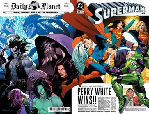 Superman #25 Cover H Dan Mora Foil Variant DC Comics