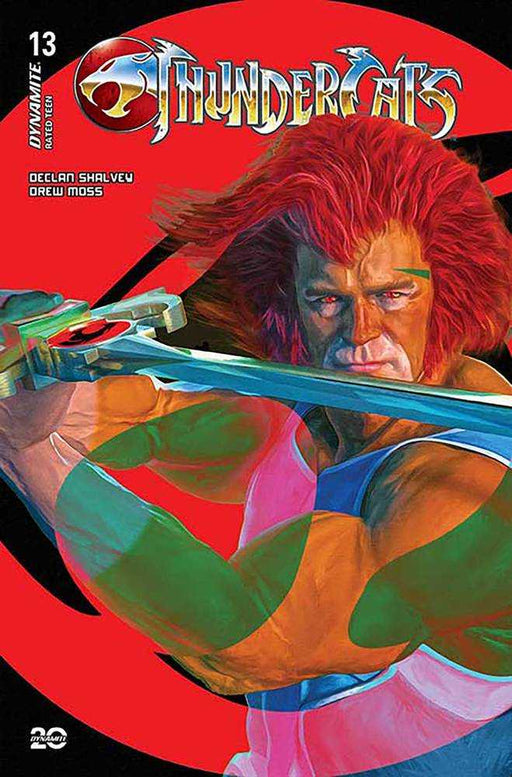 Thundercats #13 Cover W Foc Spears Red Bkgr Dynamite Entertainment