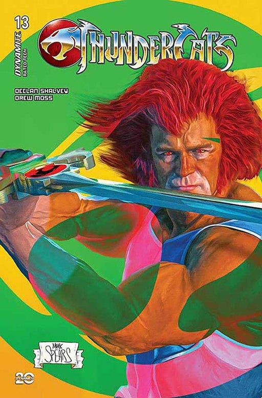 Thundercats #13 Cover Z 7 Copy Foc Variant Edition Spears Green Bkgr Dynamite Entertainment