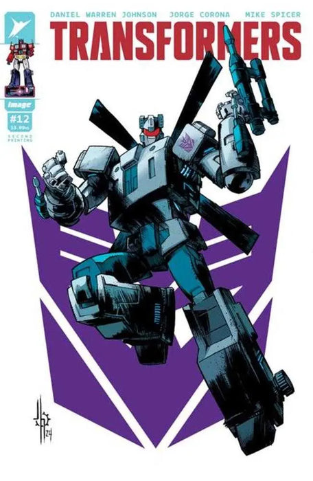 Transformers #12 2nd Print Cover A Jason Howard Decepticon Image Comics