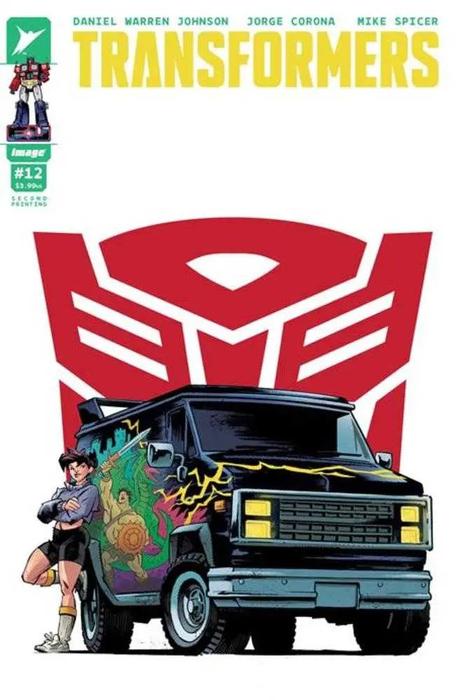 Transformers #12 2nd Print Cover B Jason Howard Autobot Variant Image Comics