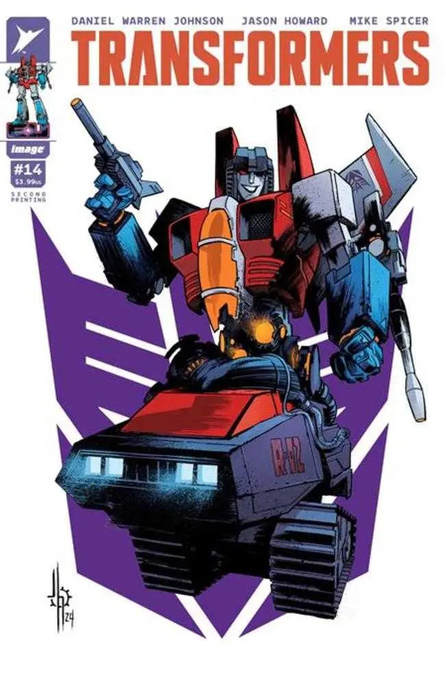 Transformers #14 2nd Print Cover A Jason Howard Decepticon Image Comics