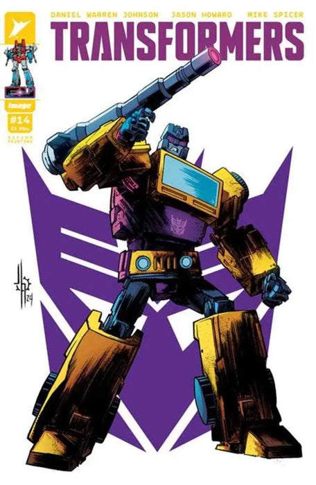 Transformers #14 2nd Print Cover B Jason Howard Autobot Variant Image Comics