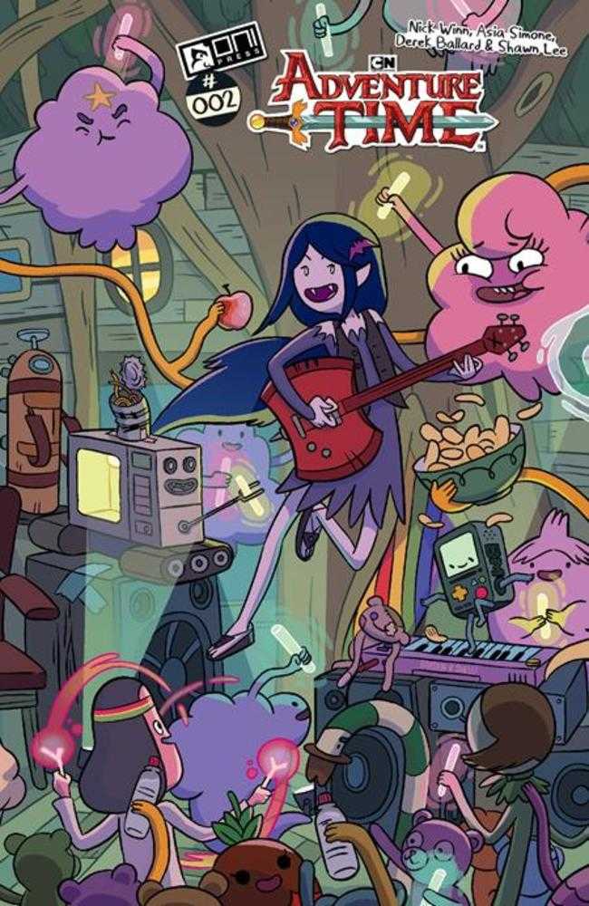 Adventure Time (2025) #2 Cover D 1 in 10 Shelli Paroline & Braden Lamb Infinite Interlocking Variant Oni Press