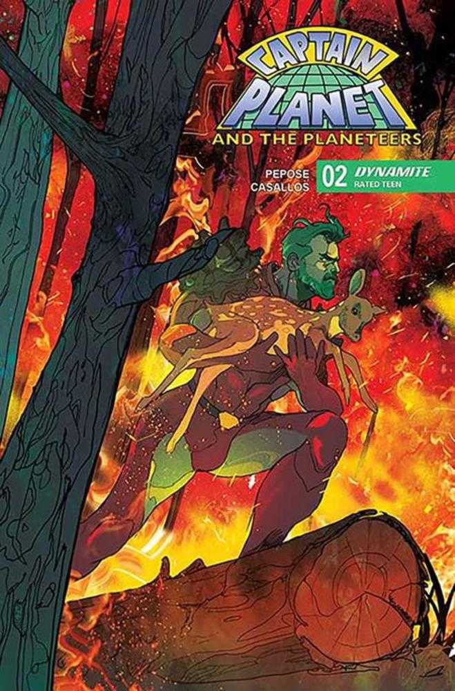 Captain Planet #2 Cover C Christian Ward Variant Dynamite Entertainment