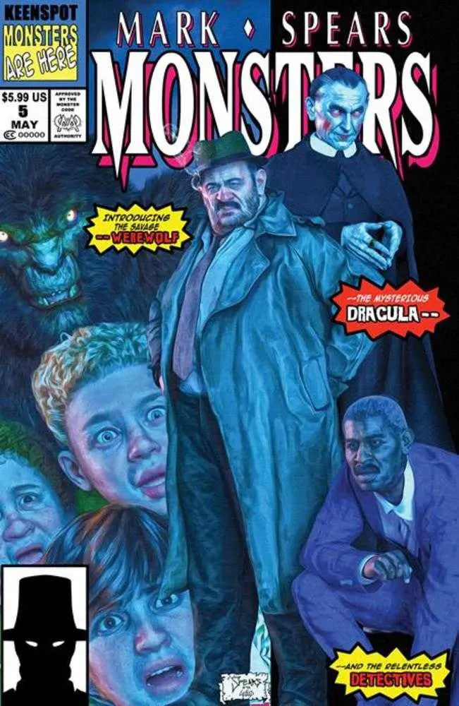 Mark Spears Monsters #5 Cover D New Mutant #98 Homage & Card Keenspot Entertainment