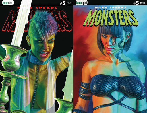 Mark Spears Monsters #5 Cover F Holofoil Flip Keenspot Entertainment