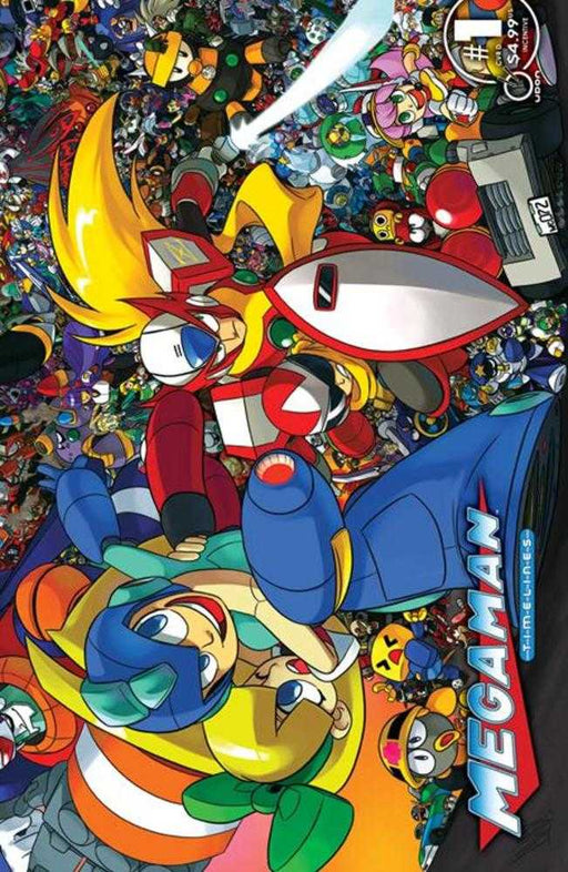 Mega Man Timelines #1 (One Shot) Cover D Inc 1:5 Andrew Dickman Wraparound Variant Udon Entertainment