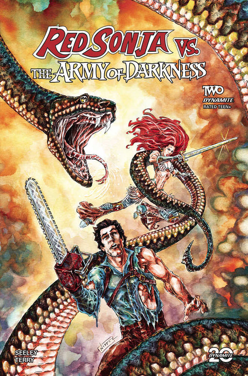 Red Sonja vs Aod #2 Cover D Jelenic Dynamite Entertainment