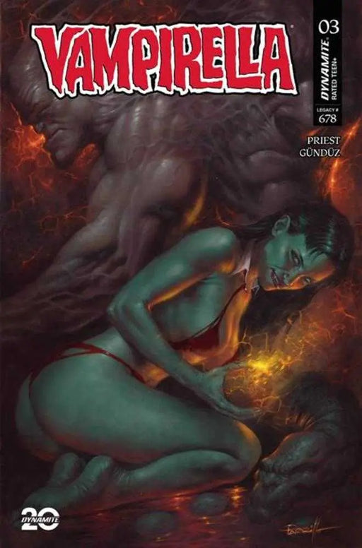 Vampirella (2025) #3 Cover A Lucio Parrillo Dynamite Entertainment